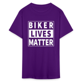 Biker Lives Matter Shirt Motorcycle Biker Rider t shirt Size S-6XL - purple