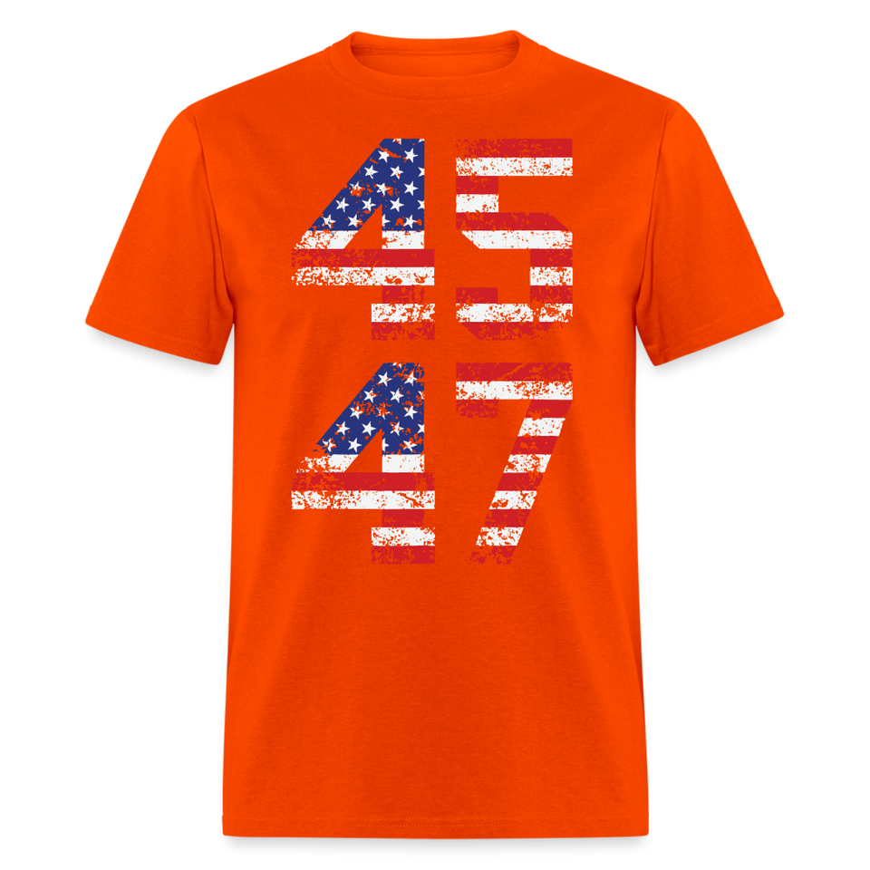 President Donald Trump 45 47 2024 shirt Vintage USA Flag Pro Trump Tee Gifts - orange