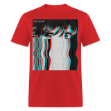 Vaporwave Aesthetic Sad Anime Girl Retro Eboy Egirl Harajuku T-Shirt - red