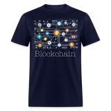Bitcoin Blockchain shirt BTC ETH LTC XMR Altcoin Hodlers Crypto T-Shirt S-6XL - navy