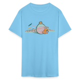 Axie shirt SLP to the moon Tshirt Cute Axie Gift Axie AltCoin T-Shirt - aquatic blue