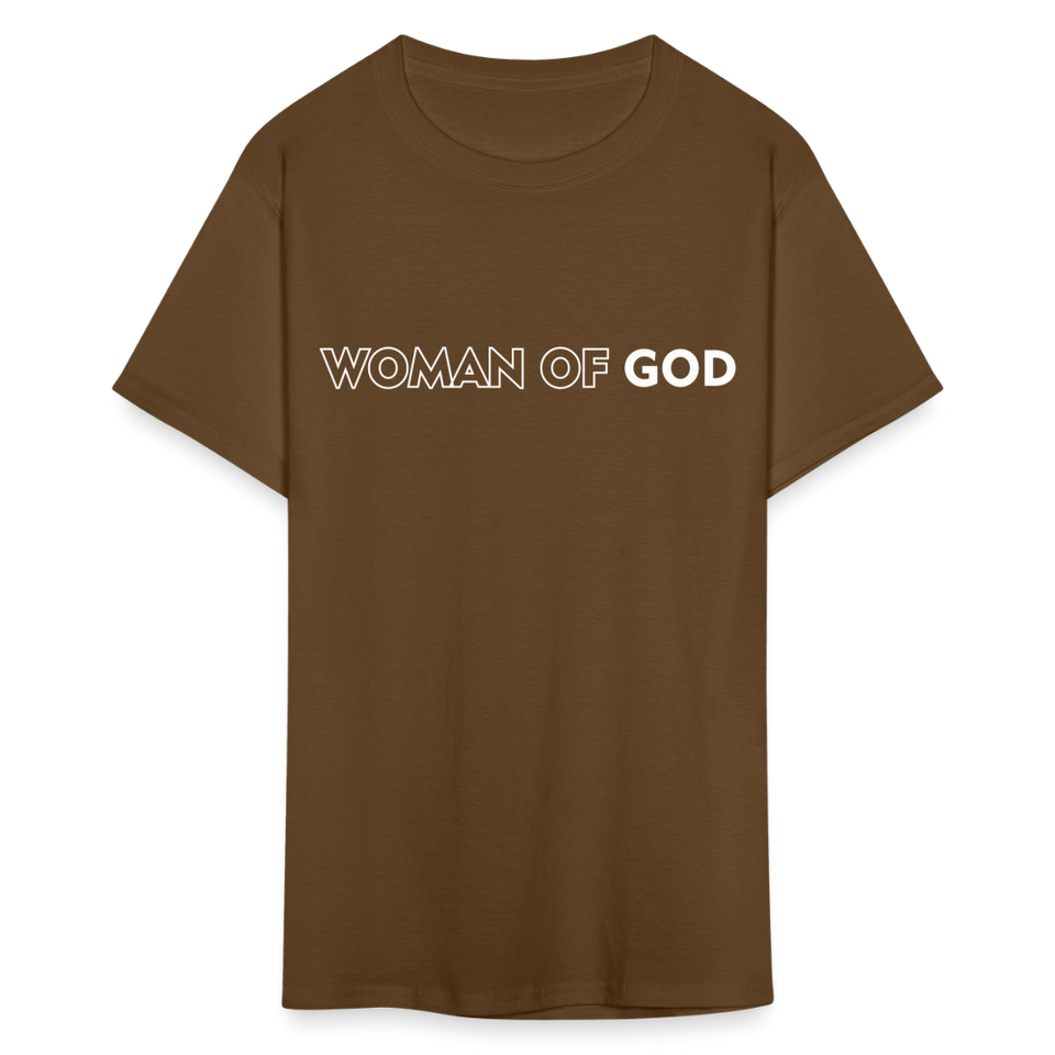 Woman of God shirt Catholic Religious T-Shirt size S-6XL - brown