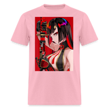 Anime Sexy Ecchi Girl shirt Samurai Waifu Japanese Aesthetic Otaku Kawaii TShirt - pink