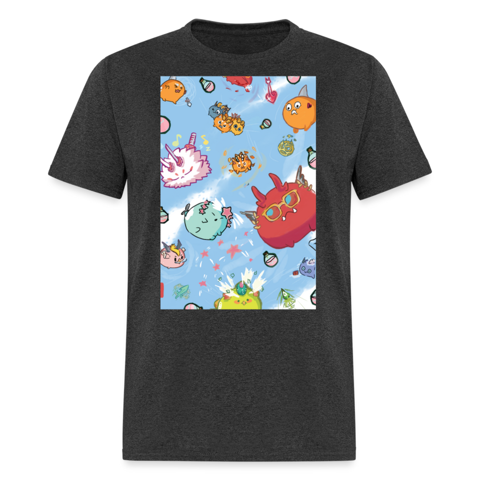 Cute Axie shirt Fan Art Axie Metaverse Friends Classic T-Shirt size S-6XL - heather black