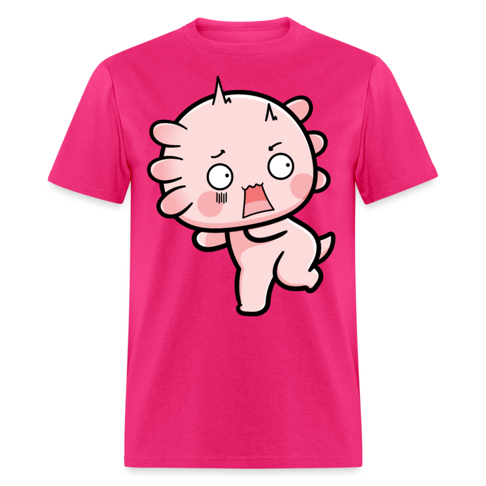 Cute Axolotl Lover Shirt Kawaii Pastel Goth Japan Anime Comic Lovely T-Shirt - fuchsia