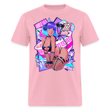 Pretty Anime Cute Demon shirt Sexy Devil Girl Ahegao Hentai Ecchi T-Shirt - pink