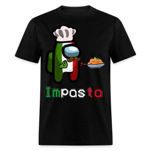 Pasta Cooking Impasta shirt Funny Italia Shirt Gift for Friends T-Shirt S-6XL - black