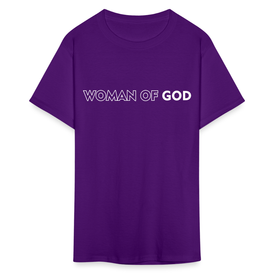 Woman of God shirt Catholic Religious T-Shirt size S-6XL - purple