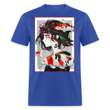 Anime Girl Cute Japanese Aesthetic shirt Anime Tee Otaku Fish Waifu Gift T-Shirt - royal blue