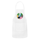 Axie Apron Cute Axie Gamers Gift Adjustable Apron - white