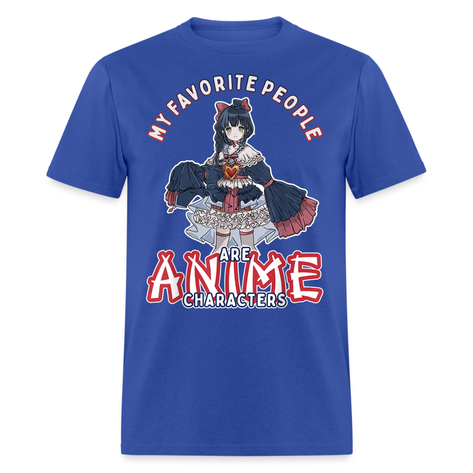 My Favorite People are anime shirt Cute Japanese Animation Character T-Shirt - royal blue