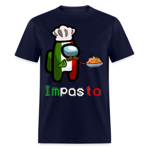 Pasta Cooking Impasta shirt Funny Italia Shirt Gift for Friends T-Shirt S-6XL - navy
