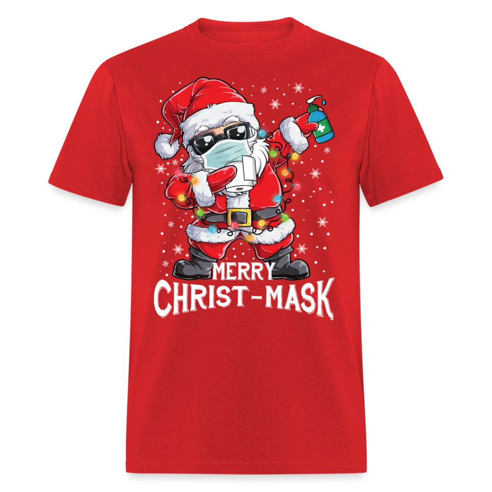 Merry Christmask shirt Ugly Xmas Sweater Christmas Toilet Paper T-shirt S-6XL - red