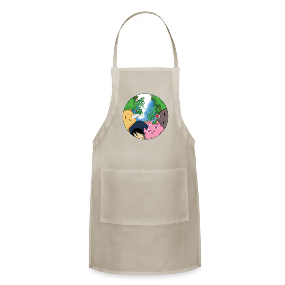 Axie Apron Cute Axie Gamers Gift Adjustable Apron - natural