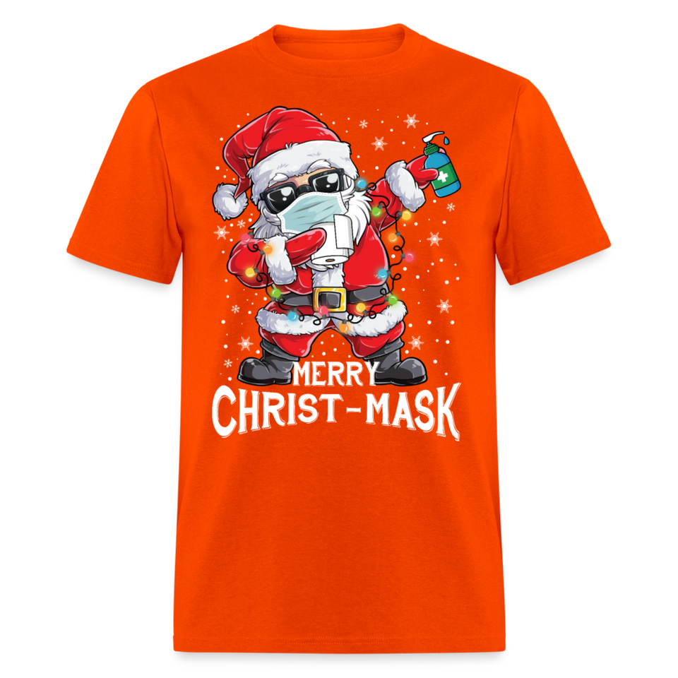 Merry Christmask shirt Ugly Xmas Sweater Christmas Toilet Paper T-shirt S-6XL - orange
