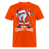 Merry Christmask shirt Ugly Xmas Sweater Christmas Toilet Paper T-shirt S-6XL - orange