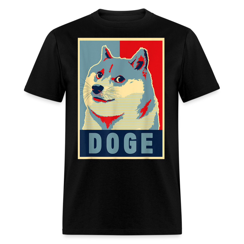 Dogecoin T Shirt Tee Wallstreetbets Doge Coin Crypto Bitcoin T-Shirt Size S-6XL - black