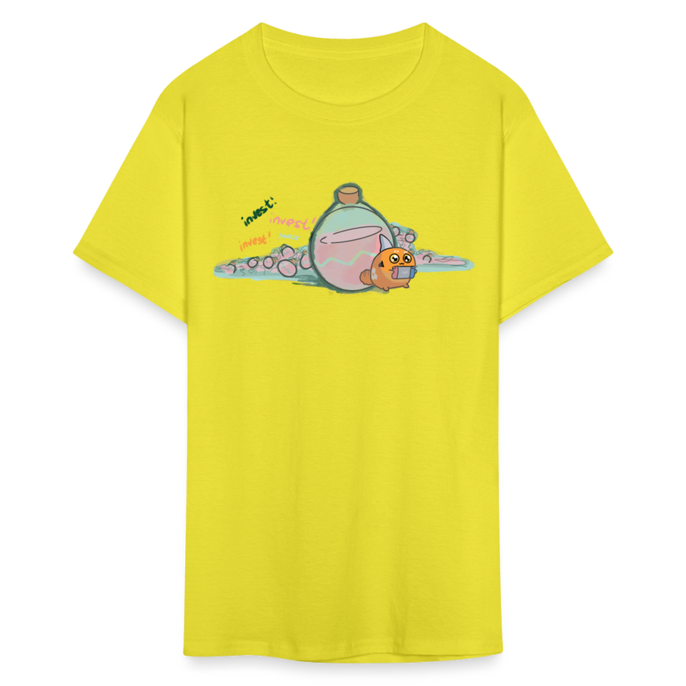 Axie shirt SLP to the moon Tshirt Cute Axie Gift Axie AltCoin T-Shirt - yellow