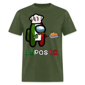 Pasta Cooking Impasta shirt Funny Italia Shirt Gift for Friends T-Shirt S-6XL - military green