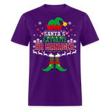 Santa's Favorite HR Manager Elf shirt Christmas human resources T-Shirt - purple