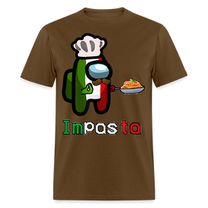 Pasta Cooking Impasta shirt Funny Italia Shirt Gift for Friends T-Shirt S-6XL - brown