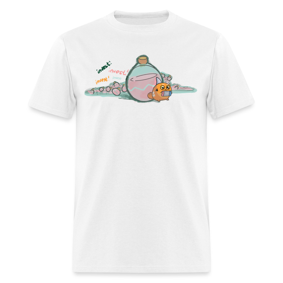 Axie shirt SLP to the moon Tshirt Cute Axie Gift Axie AltCoin T-Shirt - white