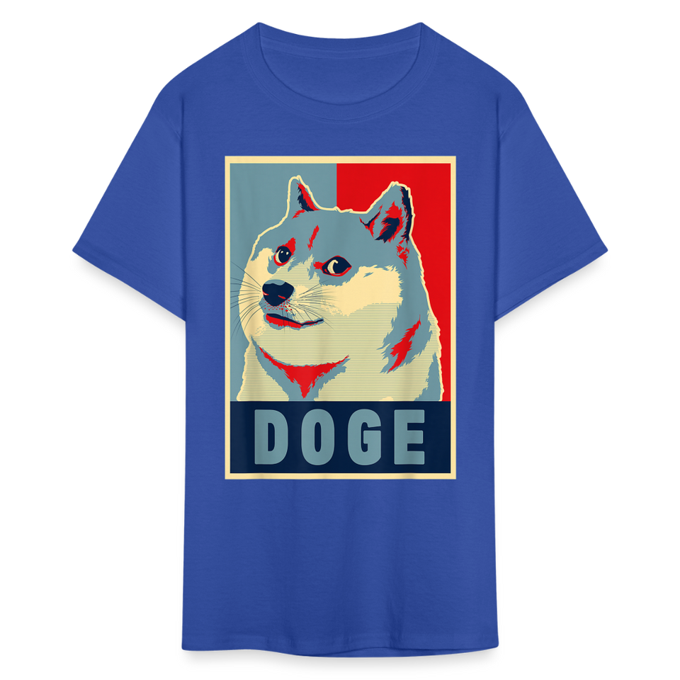 Dogecoin T Shirt Tee Wallstreetbets Doge Coin Crypto Bitcoin T-Shirt Size S-6XL - royal blue