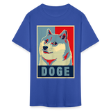 Dogecoin T Shirt Tee Wallstreetbets Doge Coin Crypto Bitcoin T-Shirt Size S-6XL - royal blue