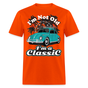 I'm Not Old I'm A Classic T Shirt Tee Classic Car Lover Vintage Car Gift T-shirt - orange