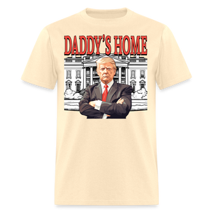 Funny Daddy's Home Trump Pink 2024 Take America Back 2024 T-Shirt - natural