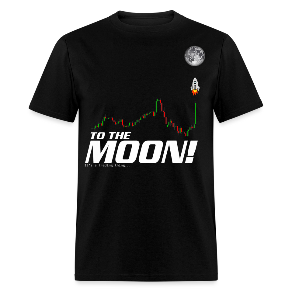 Bitcoin to the moon shirt Crypto Traders its a trading thing T-Shirt Size S-6XL - black