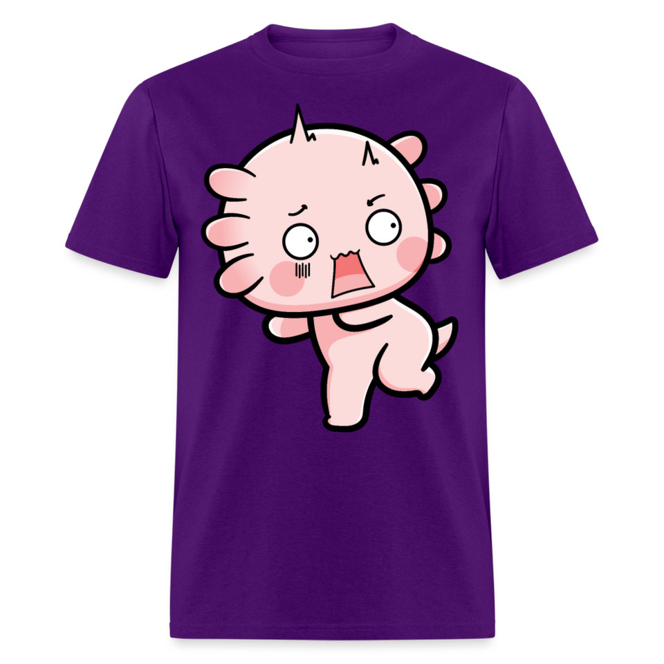 Cute Axolotl Lover Shirt Kawaii Pastel Goth Japan Anime Comic Lovely T-Shirt - purple