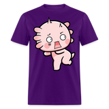 Cute Axolotl Lover Shirt Kawaii Pastel Goth Japan Anime Comic Lovely T-Shirt - purple