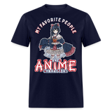 My Favorite People are anime shirt Cute Japanese Animation Character T-Shirt - navy