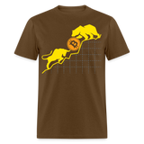 Bitcoin shirt BTC Hodlers Bull Run Fight Bear Market Crypto T-Shirt Size S-6XL - brown