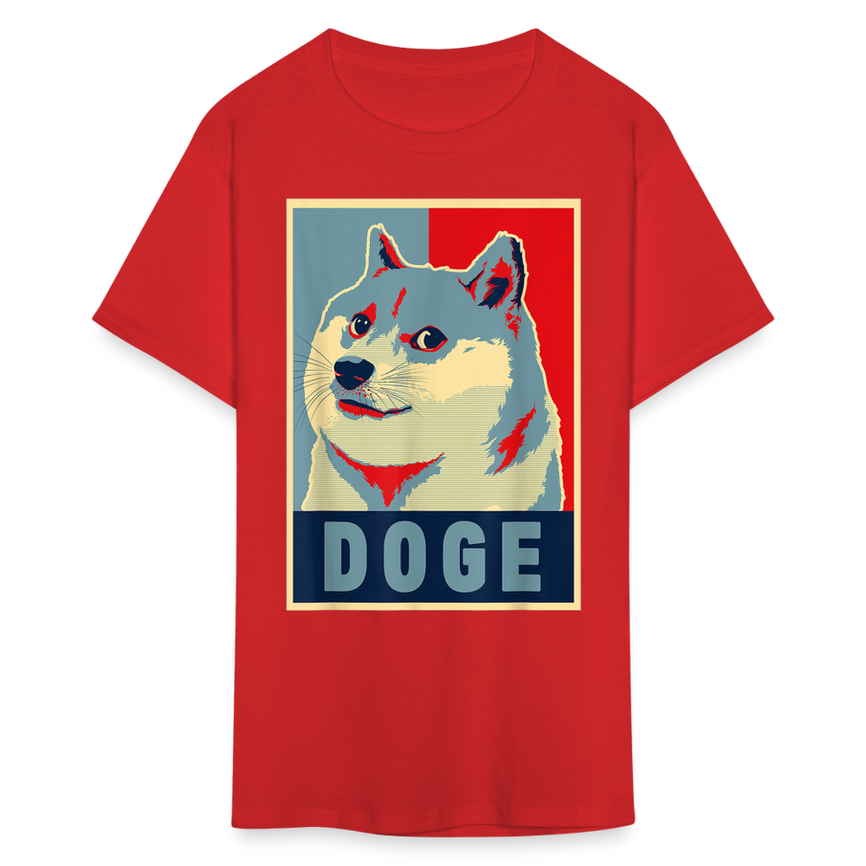 Dogecoin T Shirt Tee Wallstreetbets Doge Coin Crypto Bitcoin T-Shirt Size S-6XL - red