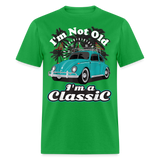 I'm Not Old I'm A Classic T Shirt Tee Classic Car Lover Vintage Car Gift T-shirt - bright green