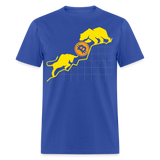 Bitcoin shirt BTC Hodlers Bull Run Fight Bear Market Crypto T-Shirt Size S-6XL - royal blue