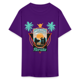 Enjoy Surfing Florida shirt Surfboard Surfing Ocean Sunset T-Shirt Size S-6XL - purple