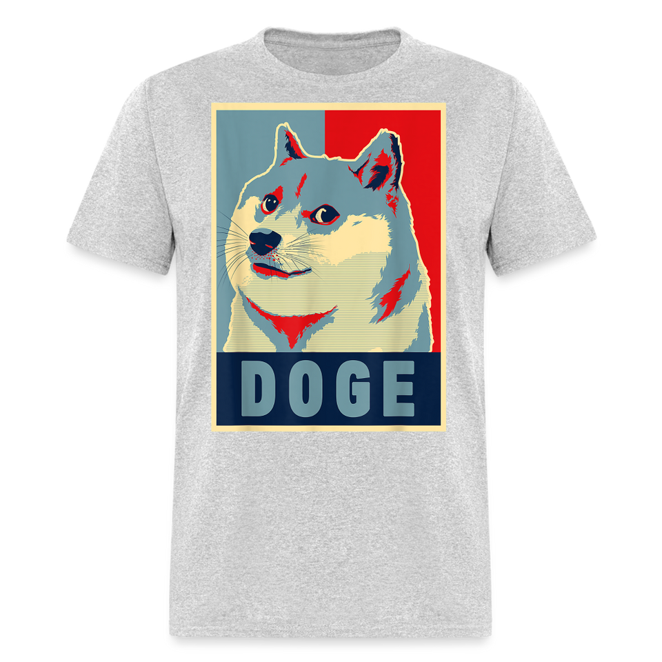 Dogecoin T Shirt Tee Wallstreetbets Doge Coin Crypto Bitcoin T-Shirt Size S-6XL - heather gray