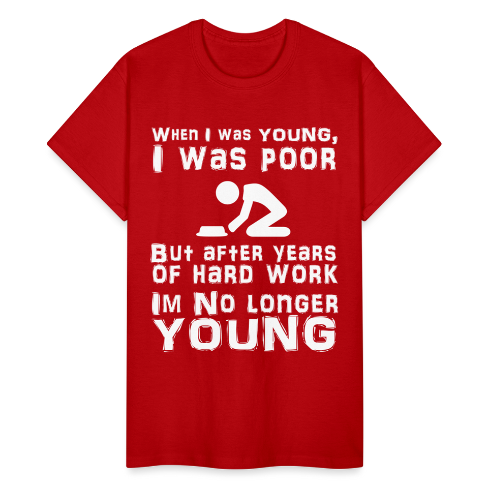 When I was Young Funny meme Gildan Ultra Cotton T-Shirt - red