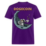 Dogecoin To the Moon Miner shirt Doge Mining HODL Crypto T-Shirt Size S-6XL - purple