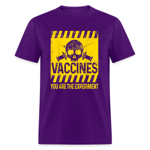 You are the experiment shirt My Body My Choice Vaccine Anti Vax T-Shirt S-6XL - purple