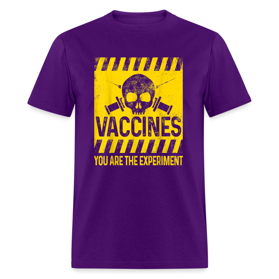You are the experiment shirt My Body My Choice Vaccine Anti Vax T-Shirt S-6XL - purple