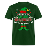 Santa's Favorite HR Manager Elf shirt Christmas human resources T-Shirt - forest green