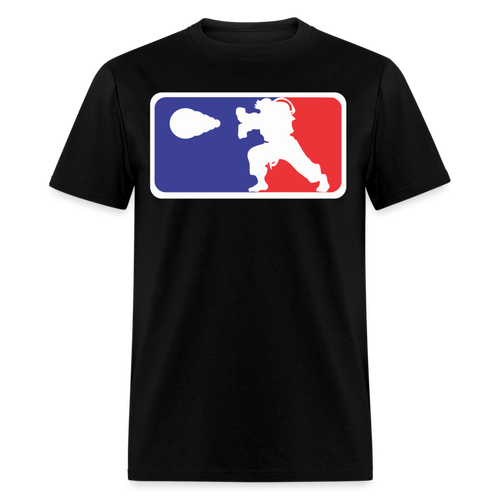 Classic Arcade shirt Video Game Retro Gamer Kung Fu Fighter Martial Arts T-Shirt - black