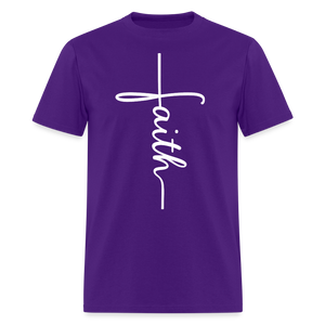 Stand in Faith Shirt - Cross Tee of Peace & Justice T-Shirt | Size S-6XL - purple