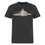 Axie shirt SLP to the moon Tshirt Cute Axie Gift Axie AltCoin T-Shirt - heather black