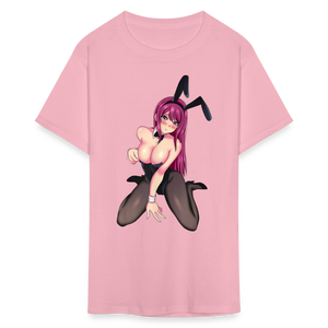 Perfect Pretty Playgirl Anime shirt Bunny Sexy Girl Ahegao Hentai Ecchi T-Shirt - pink