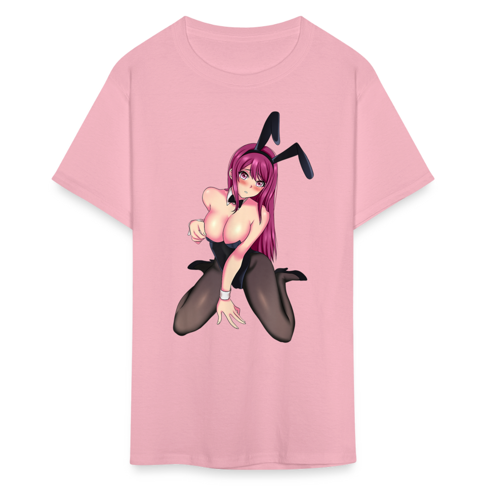 Perfect Pretty Playgirl Anime shirt Bunny Sexy Girl Ahegao Hentai Ecchi T-Shirt - pink